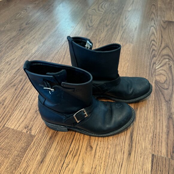 Frye Black Engineer 8r Short - Picture 6 of 7